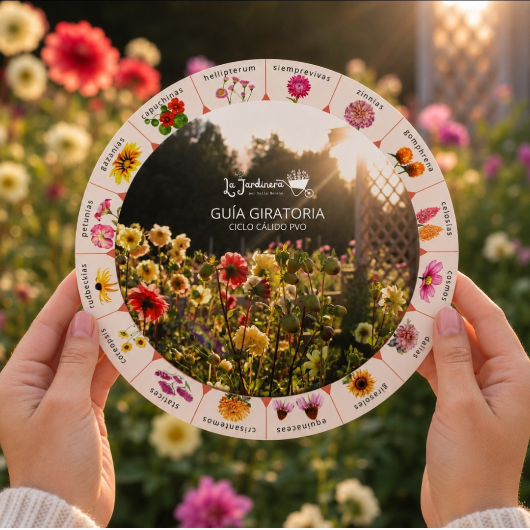KIT 2 GUIAS GIRATORIAS CULTIVO DE FLORES